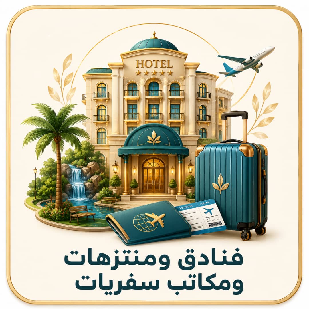 فنادق ومنتزهات ومكاتب سفريات