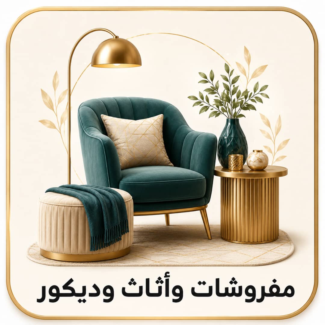 مفروشات وأثاث وديكورات