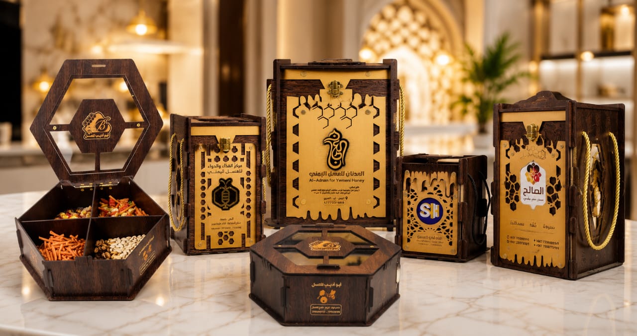 صناديق عسل فاخرة Vip