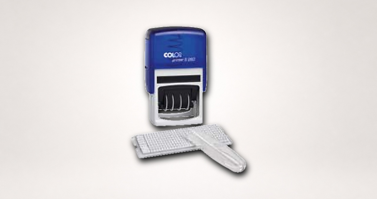 طقم ختم تاريخ ذاتي التخصيص COLOP Printer S 260 Set