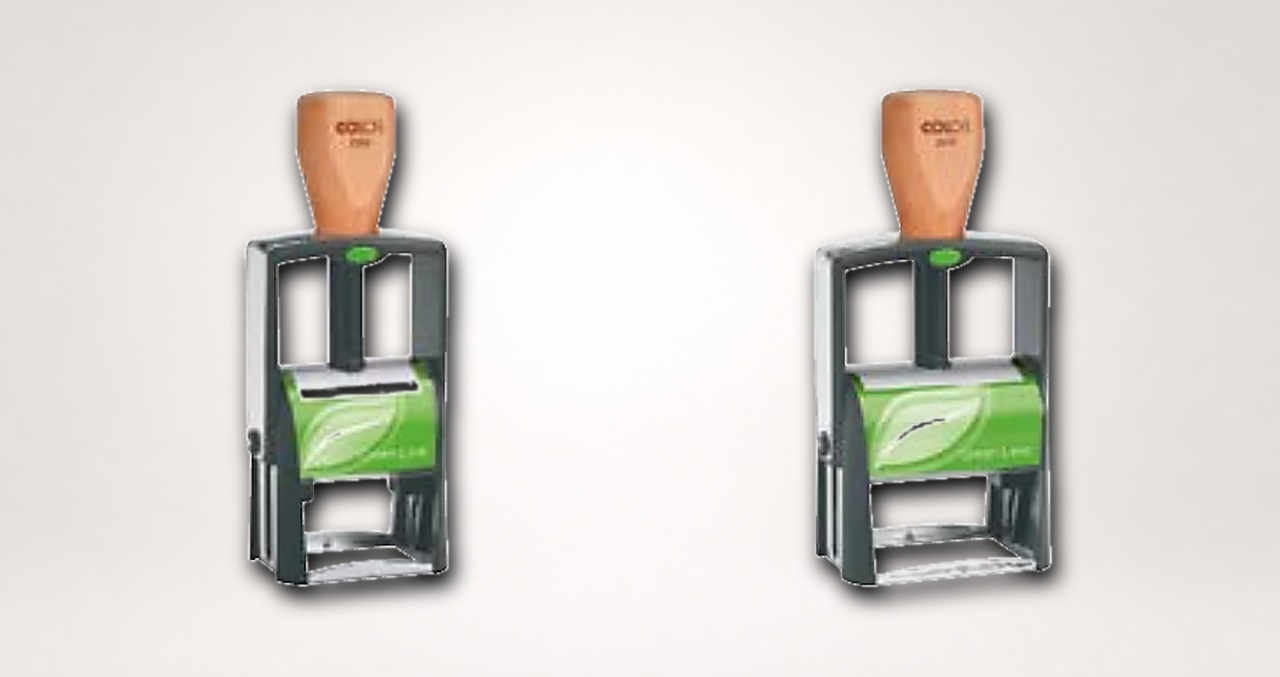 ختم معدني صديق للبيئة مستطيل COLOP Classic Green Line