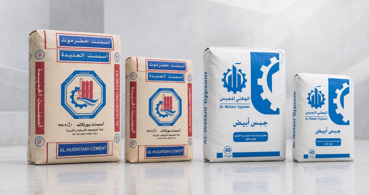 أكياس أسمنت وجبس